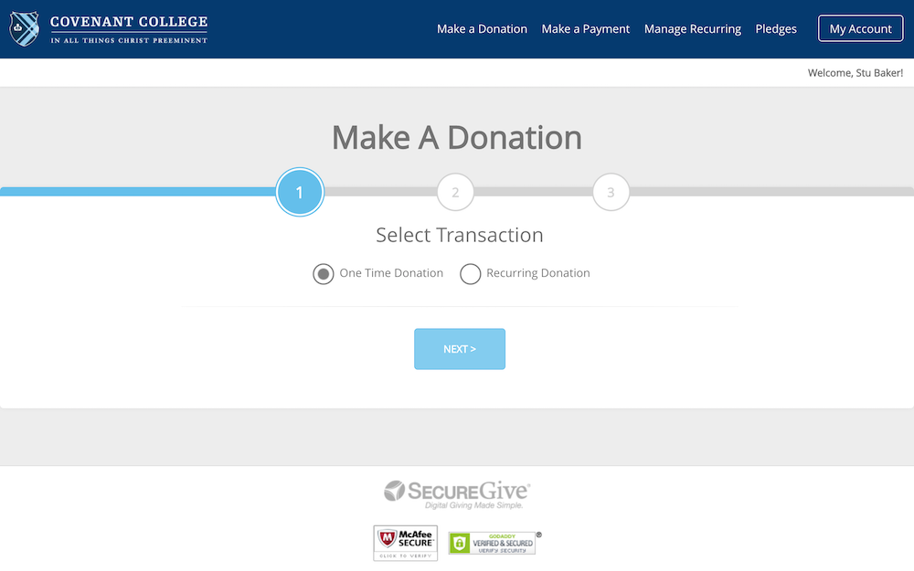 securegive-software-online-giving-donorwerx-website