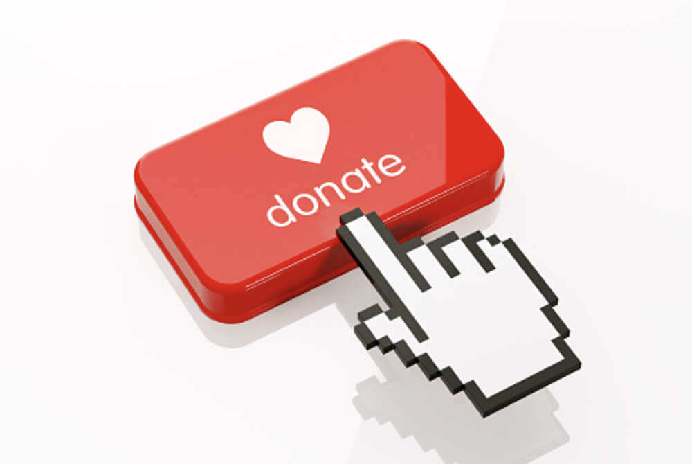 online donation button